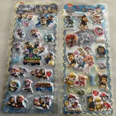 パウパトロール⭐︎ぷくっと　ぷっくりシール2セット