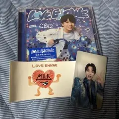 M!LK LOVE ENG!NE 塩﨑太智盤 トレカ&ステッカー付き