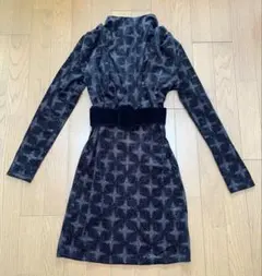 ZARA ベルト付きラメワンピース