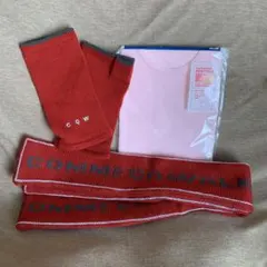 UNIQLO ヒートテック 半袖・COMME CA マフラー・手袋ウォーマー