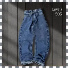 7675/リーバイス505ストレートデニムジーンズ38x32