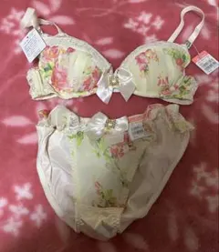 aimerfeel 花柄ブラジャーショーツセット B65