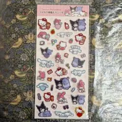 ハローキティ マイメロディ クロミ シナモロール／サンリオ ラメ入りシール