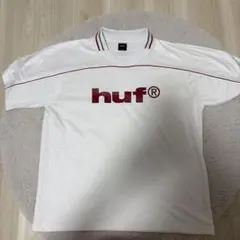 HUF ホワイト ポロシャツ Lサイズ