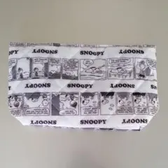 スヌーピーリバーシブルトートバッグ(白&黒)