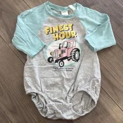 トラクター柄ロンパース 80cm