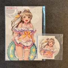 南ことり ラブライブ μ's 特典 ポストカード くじ引き堂 伊能津 水着