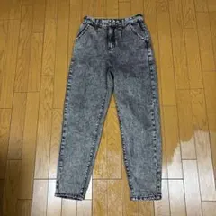 SHEIN グレー ハイウエスト デニムパンツ