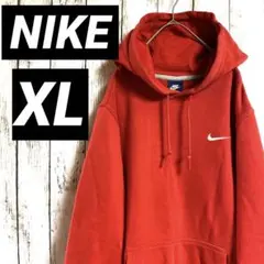 NIKE【ナイキ】プルオーバー　パーカー　刺繍　紺タグ　90s 古着