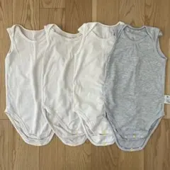 ユニクロ ベビー肌着 タンクトップ 4枚セット