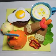 洋食屋さん　フェルト　おままごと