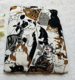 ハンドメイド　ポケットティッシュケース　猫シリーズ