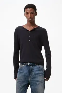 FINE HENLEY Noble Navy Cotton Crepeのサムネイル