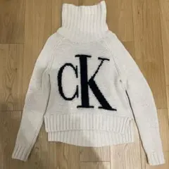 CALVIN KLEIN JEANS CKロゴセーター XS ハイネックのサムネイル