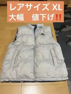 LeftAlone ダウンベスト　XL 芸能人多数着用　菅田将暉　リバーシブル