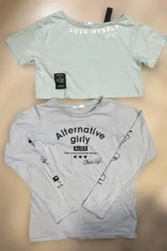 ALGY160㎝Tシャツ　カットソー2枚セットのサムネイル
