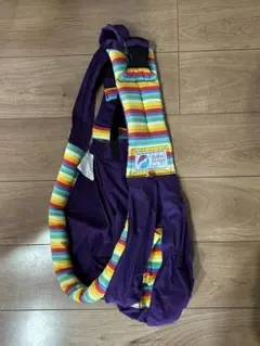 Baba Slings 紫、レインボー スリング抱っこひも、新生児からのサムネイル