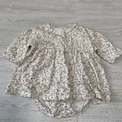 長袖 ワンピース ロンパース 70