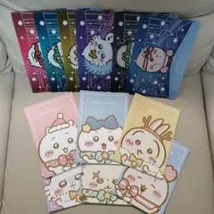 各6種類コンプリート ちいかわ セブンイレブン ノート オリジナルフラットケース