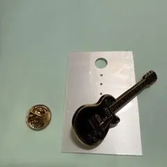 エレキギター ピンバッジ ブラック