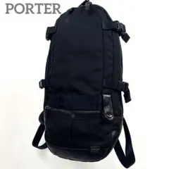 ポーター　ヒート　リュック　バックパック　オールブラック　通勤通学　メンズ