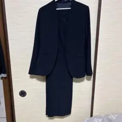 rose♡ 様専用Theo dore ダークネイビー パンツスーツMサイズのサムネイル