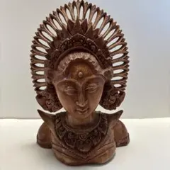 バリの置物 木の彫刻 H30cm バリ島 アジアン インテリア オブジェ