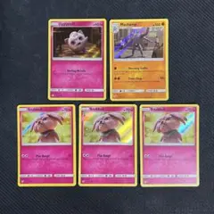 ポケモンカード 名探偵ピカチュウ キラ 英語版 5枚