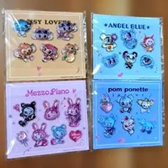 ナルミヤキャラクターズ　ぷっくりしーる　セブンイレブン　コンプリート　シール4枚