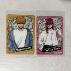 ブルーロック　デニムコーデ　東京タワー　特典　クリアカード　千切豹馬　國神錬介