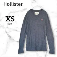 【ホリスター 】クルーネックセーター XS 薄手 グレー メンズのサムネイル