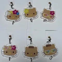 ハローキティ アクリルミニチャーム 全6種コンプリート
