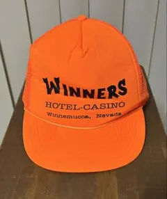 トラッカー　メッシュキャップ　90sヴィンテージ 企業　カジノ　USAネバダ州