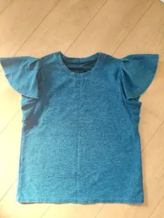INGNI　フリル袖 デニム Tシャツ M