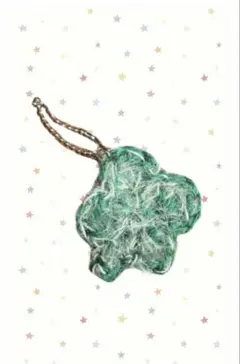 【ハンドメイド】四葉のクローバー キーホルダー