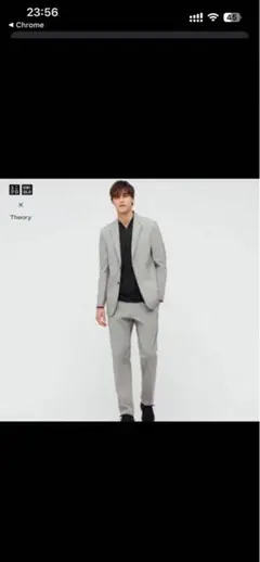 UNIQLO × Theory コラボ　感動ジャケット　感動パンツ　セットアップ
