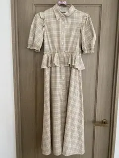 GU rokh コラボ ワンピース 5分袖