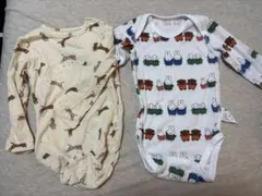 【組み合わせ変更可】Konges Slojdなどロンパース 2枚セット 80cmのサムネイル