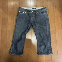 MISCH MASCH デニム クロップドパンツ リボンのサムネイル