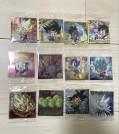ドラゴンボール 超戦士シールウエハース超 超絶感謝の十周年 12枚まとめ売り