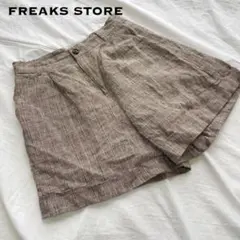 FREAKS STORE フリークスストア チェックリネンショートパンツ