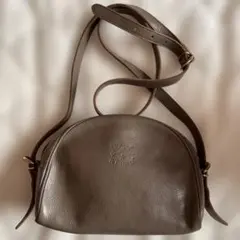 イルビゾンテ★ハーフムーンショルダーバッグ【グレージュ】