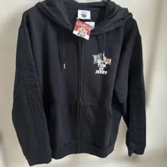 TOM AND JERRY パーカー ブラック M