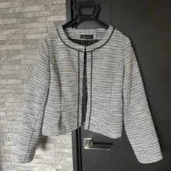 Artemarvel ノーカラージャケット Lサイズ グレー系