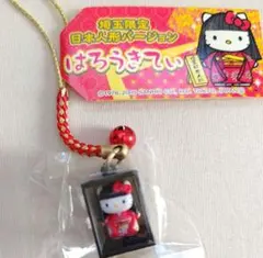 美品】ご当地キティ 日本橋バージョン ハローキティ 限定品 根付 2007
