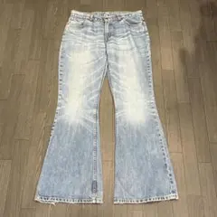 00s Levis 544 極上個体 縦落ち ヒゲ ハチノス ベルボトム W32のサムネイル