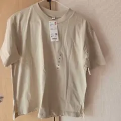 UNIQLO エアリズムコットンT Mサイズ　ナチュラル