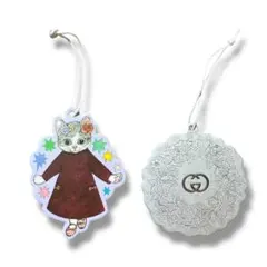 ヒグチユウコ × Gucci ペーパーオーナメント チャーム 猫 クリスマス