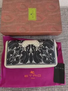 ETRO エトロ シープレザー 長財布 ロングウォレットのサムネイル