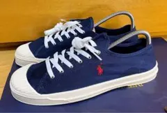 最終値下新品POLOポロラルフローレンキャンバススニーカーＪＰ27.5㎝